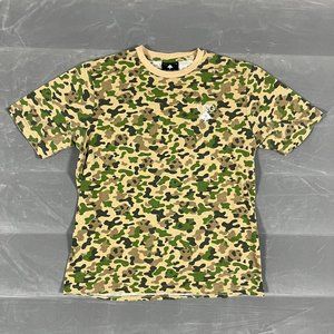 LRG Lifted Research Group T-Shirt Men's Small Green Camo Short Sleeve
